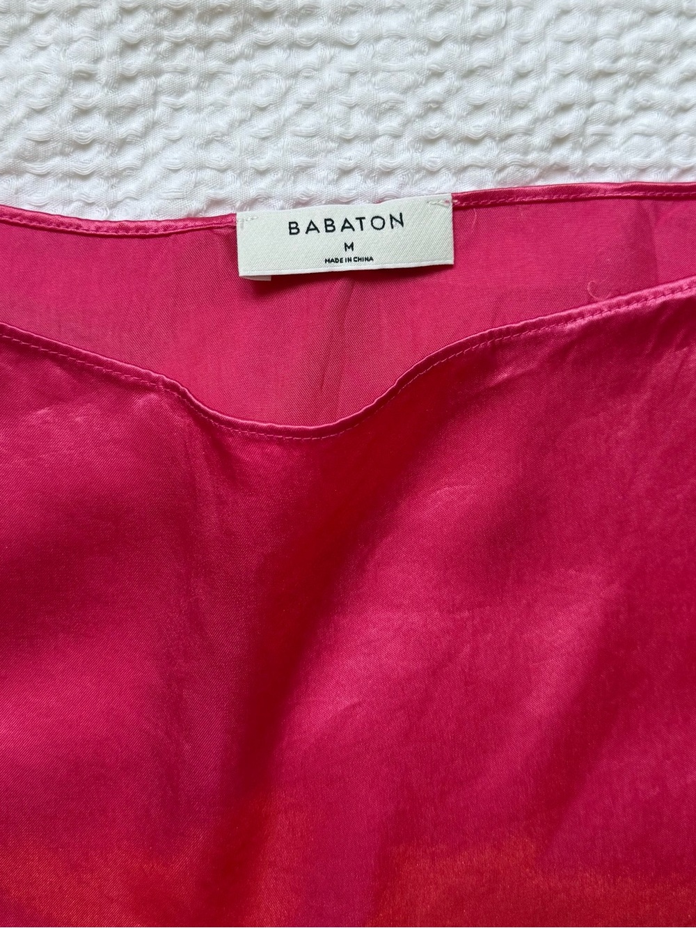 Babaton Hot Pink Satin Camisole - Picture 2 of 3